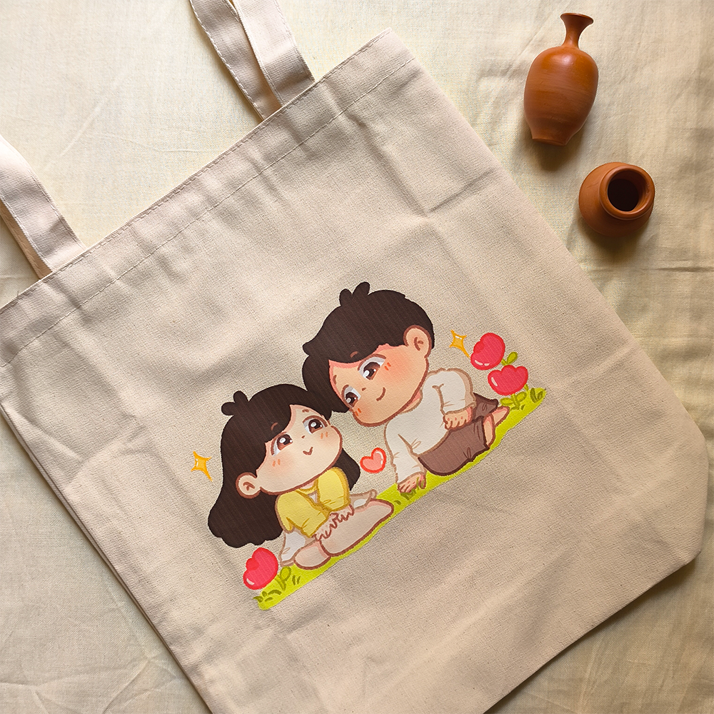Cosy in love - Zipper Totebag