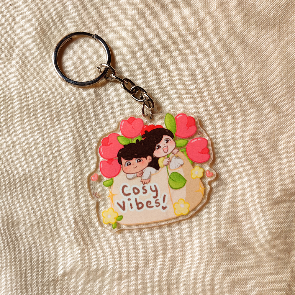 Cosy Vibes - Acrylic Keychain