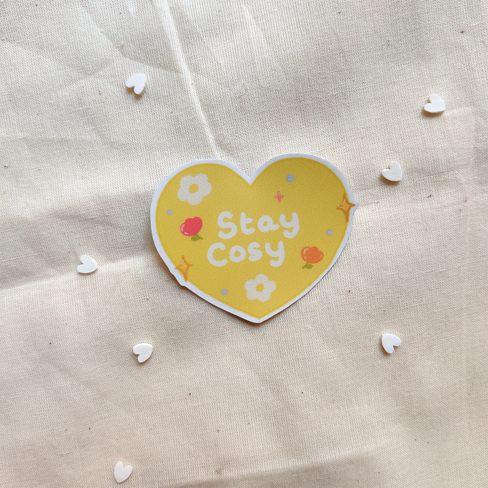 Stay Cosy - Cute Vinyl Sticker