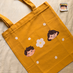 Love Blooms - Zipper Totebag