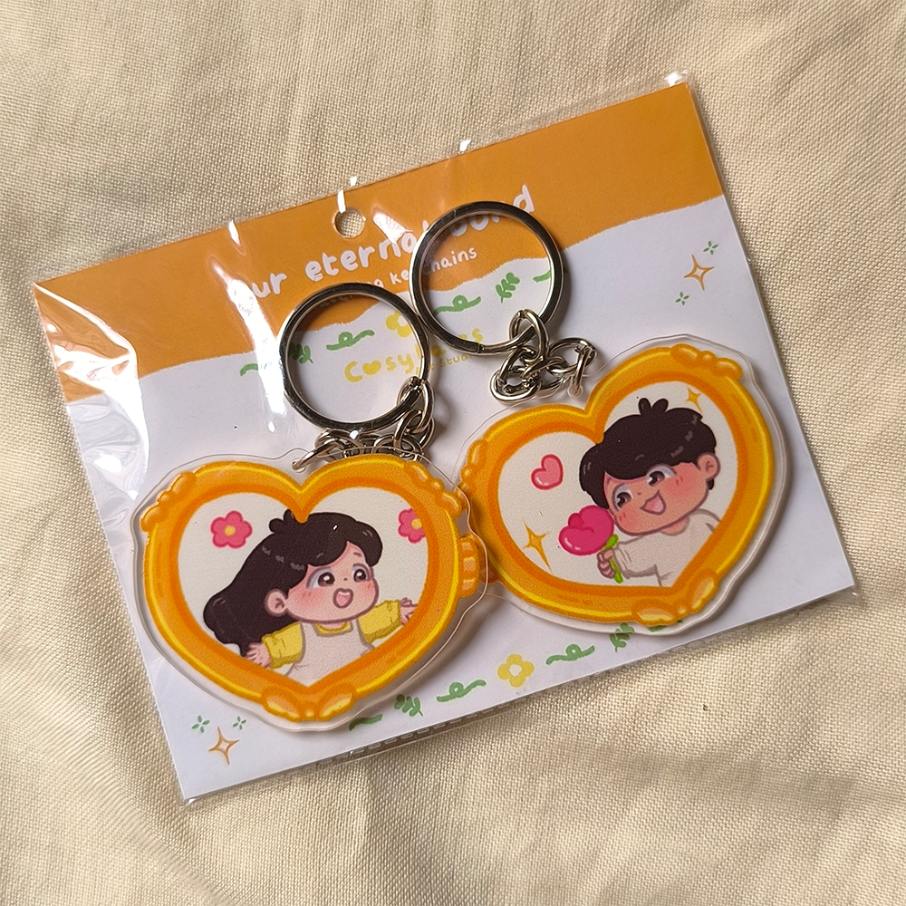 Our Eternal bond - Matching Acrylic Keychains (Pair)