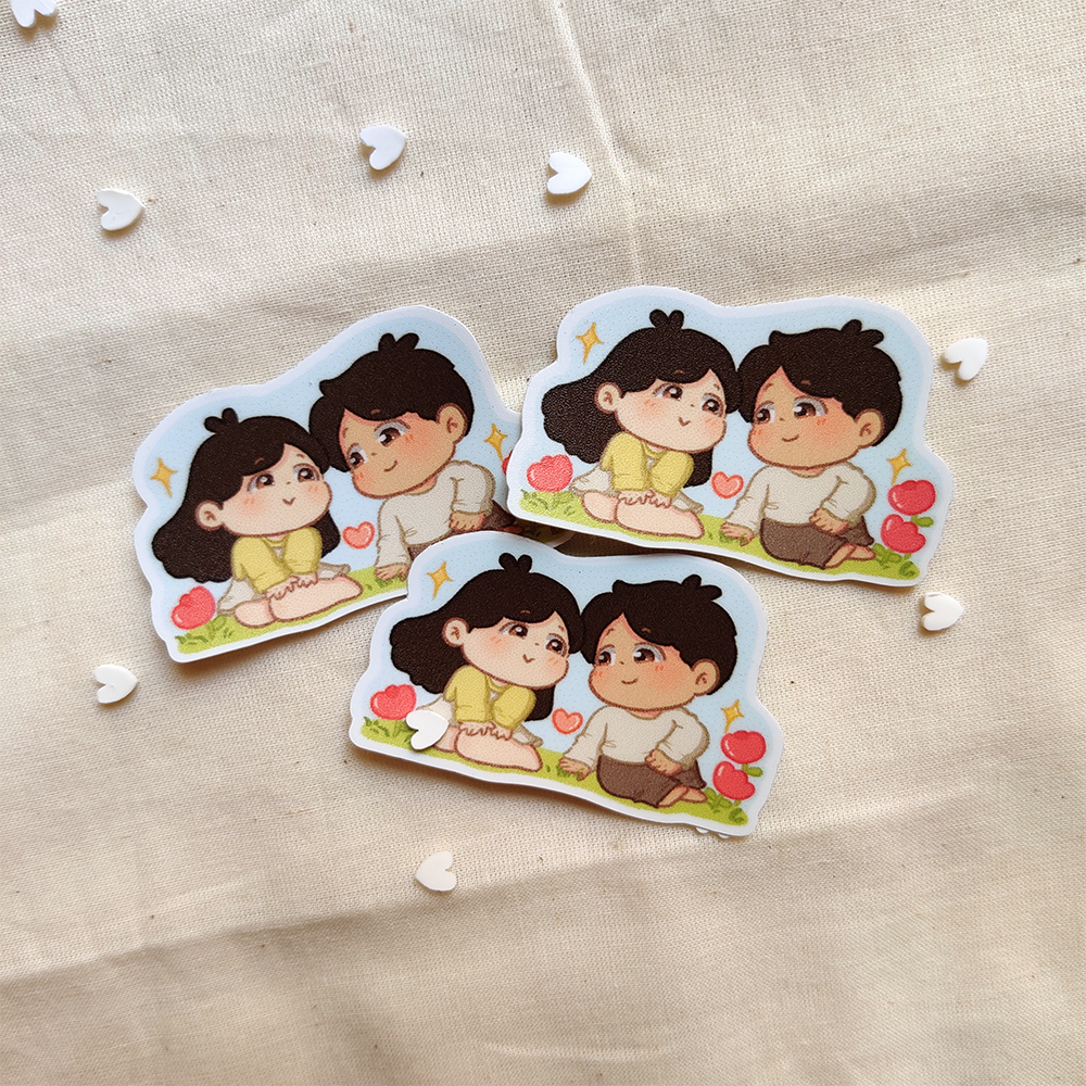 You & Me together forever - Couple Vinyl Sticker