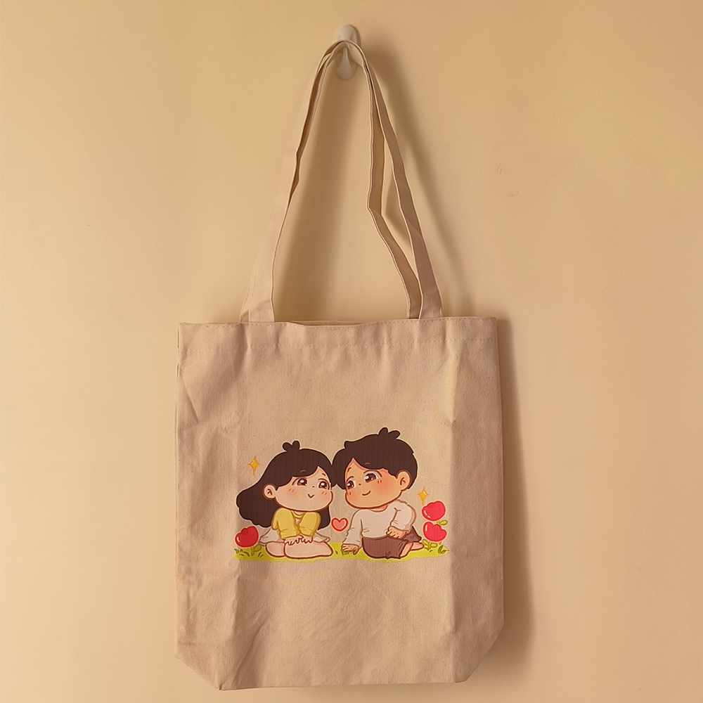 Cosy in love - Zipper Totebag