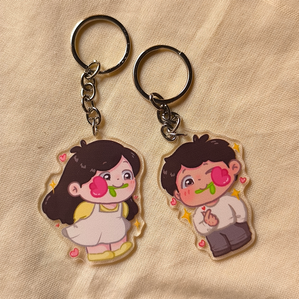 The one who matches your energy - Matching Acrylic Keychain (Pair)