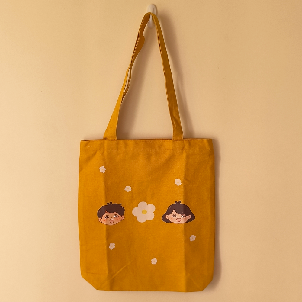 Love Blooms - Zipper Totebag
