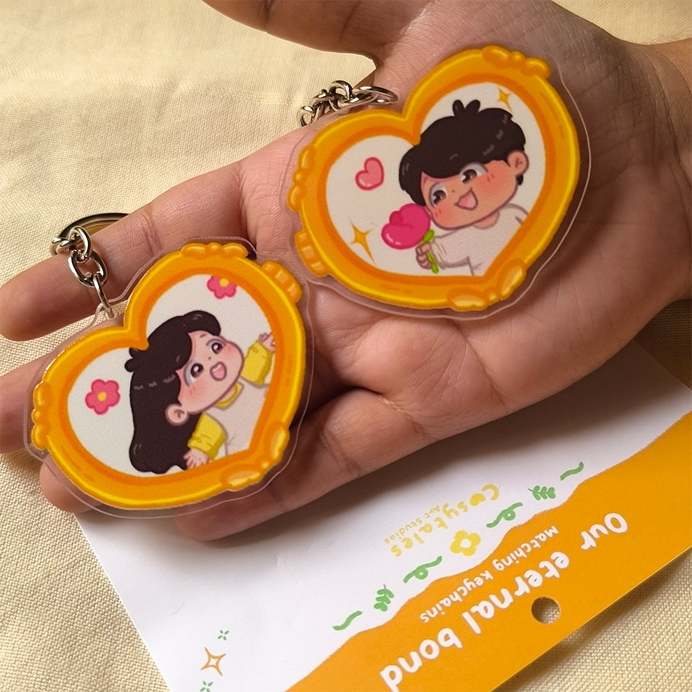 Our Eternal bond - Matching Acrylic Keychains (Pair)