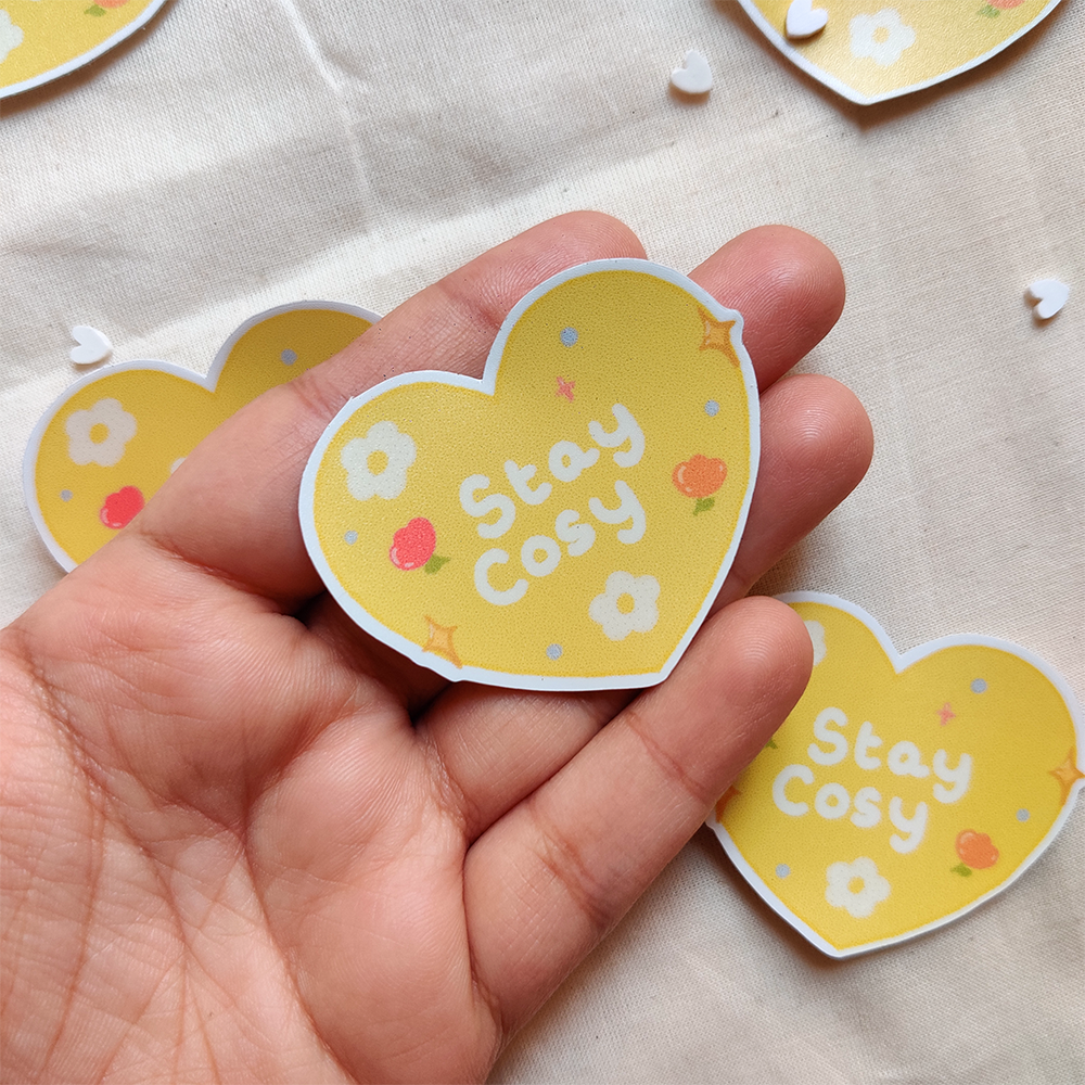 Stay Cosy - Cute Vinyl Sticker