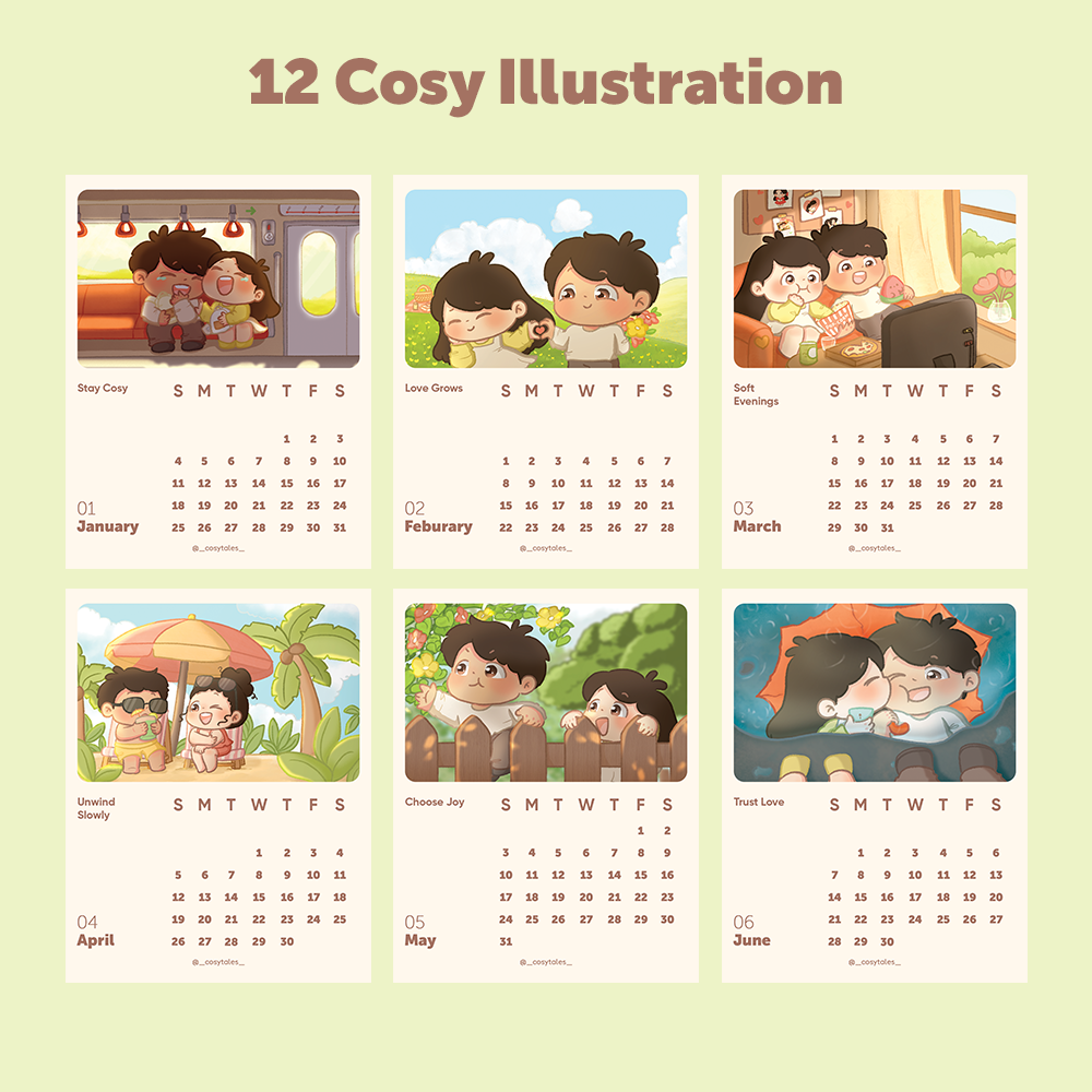 Preoreder | Cosy Caledars 2026 - The time we spend