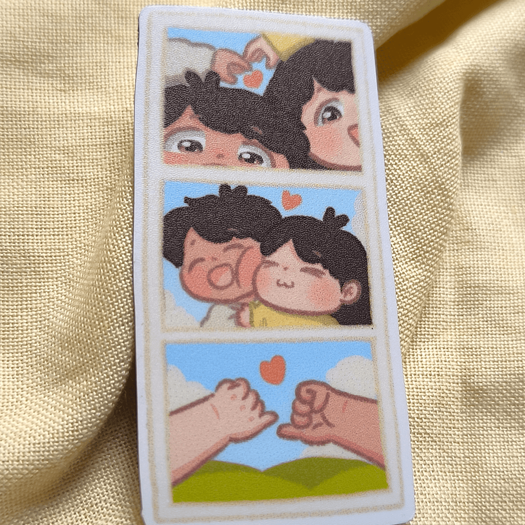 Couple in love - Photo strip Fridge Magnet