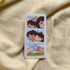 Couple in love - Photo strip Fridge Magnet