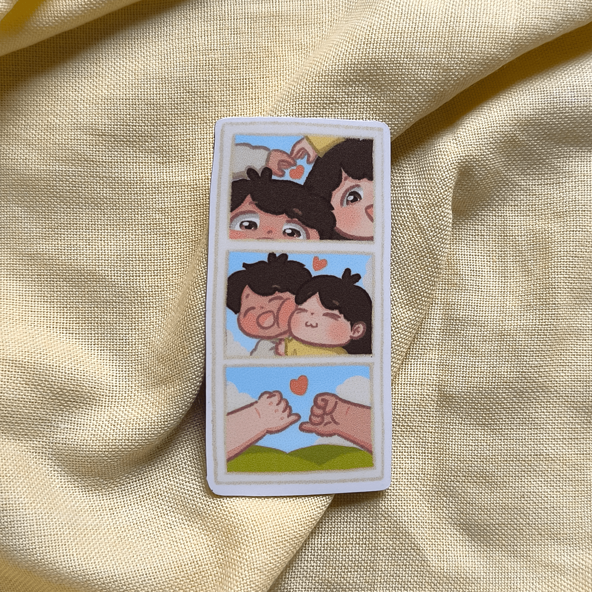 Couple in love - Photo strip Fridge Magnet