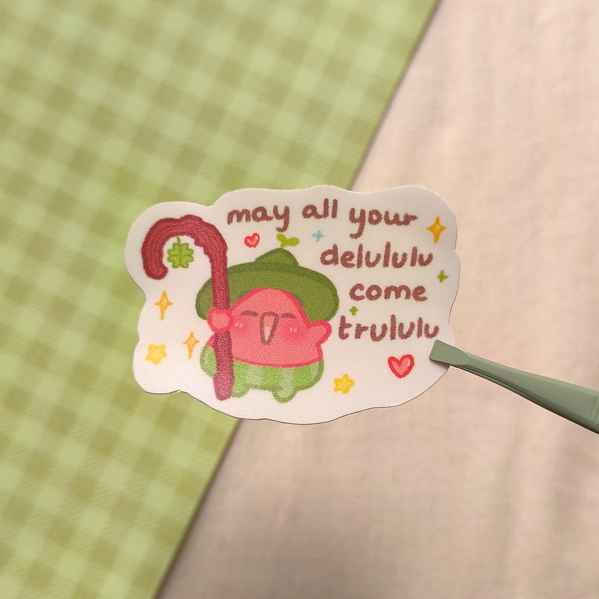 Delulu Trululu - Cute vinyl sticker