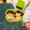 A simple life with you - Couple Magnet