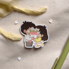 The kiss - Love couple - Vinyl Sticker