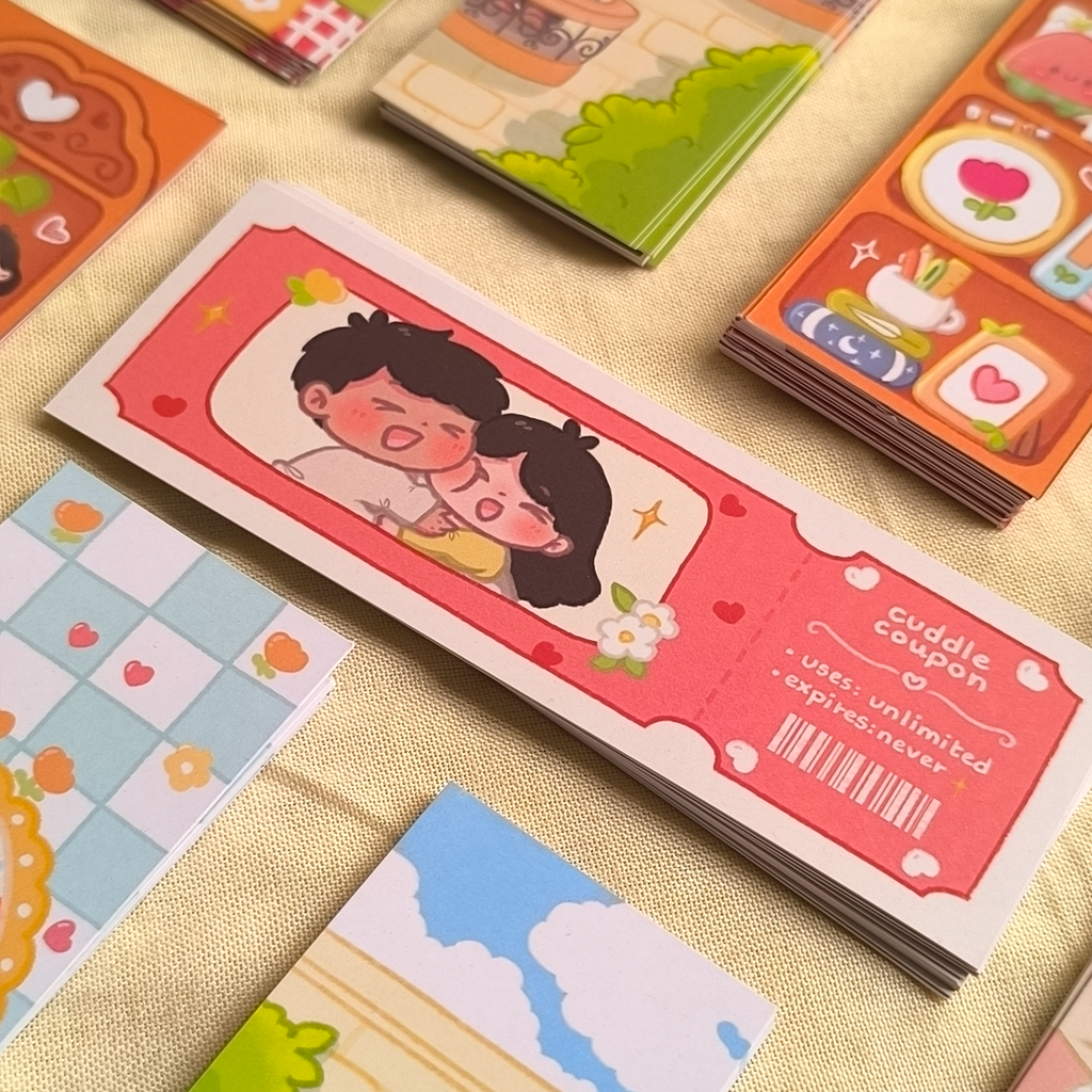 Unlimited Cuddle Coupon - Bookmark