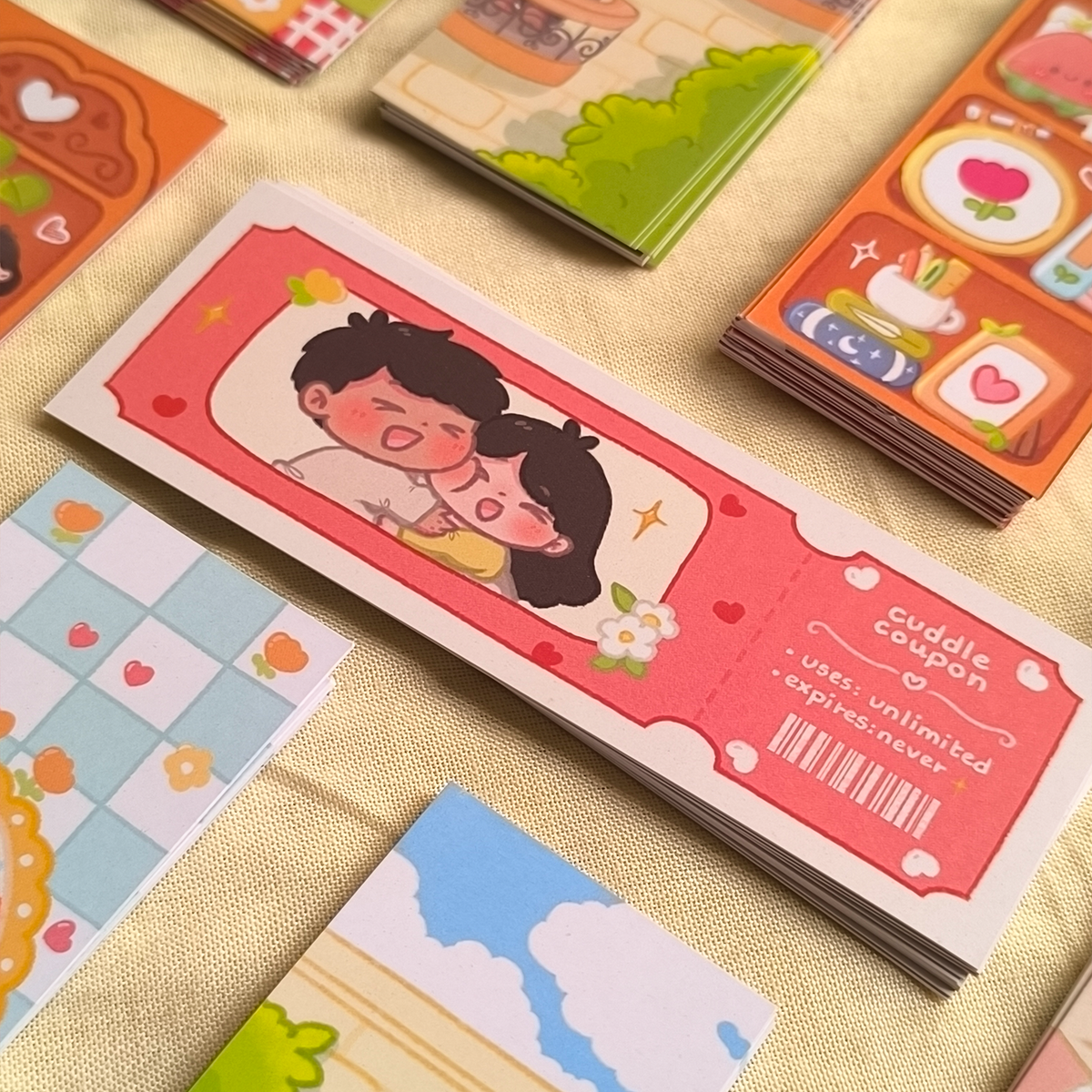Unlimited Cuddle Coupon - Bookmark