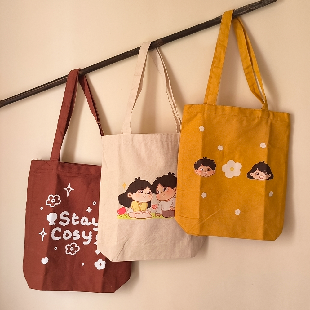Cosy in love - Zipper Totebag