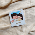 You + Me Couple Polaroid Magnet